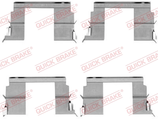 Accessory Kit, disc brake pad